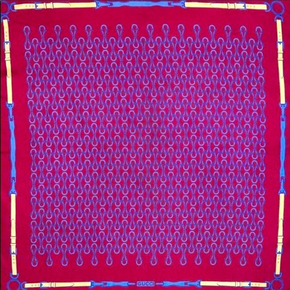 Gucci Vintage Silk Scarf - Picture 2 of 12